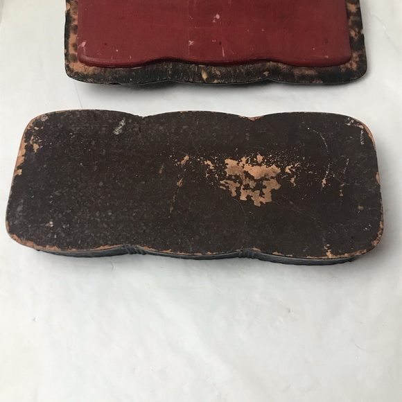 Black Red Rose Three Compartment Lidded Jewelry Box - Picture 7 of 9